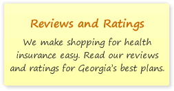 Reviews and Ratings for Georgia's best health insurance plans. 